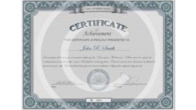 Certificate 2