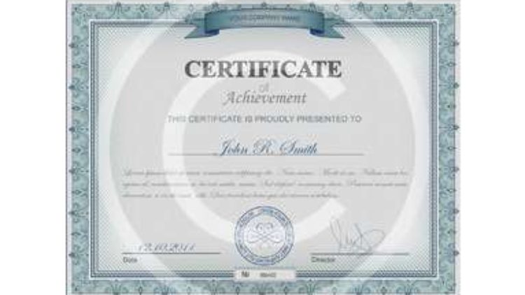 Certificate 5